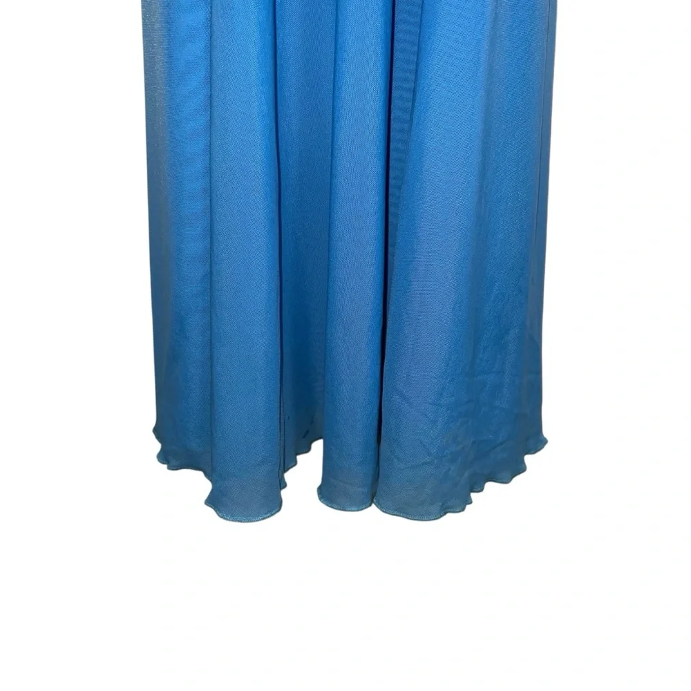 Majorelle Khalyla Off The Shoulder Maxi Gown In Blue